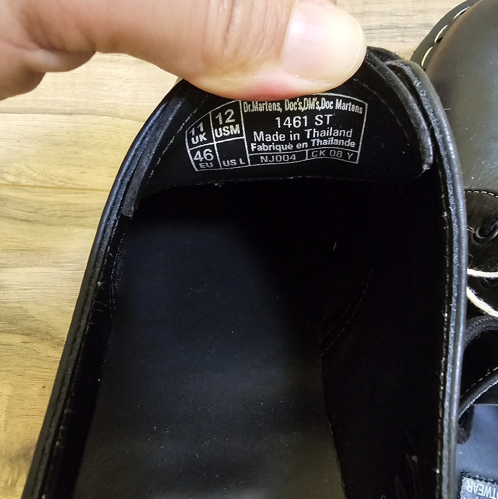 New Dr. Martens 1461 Bex Exposed ST Steel Toe Oxford Non-safety Footwear - Picture 6 of 15